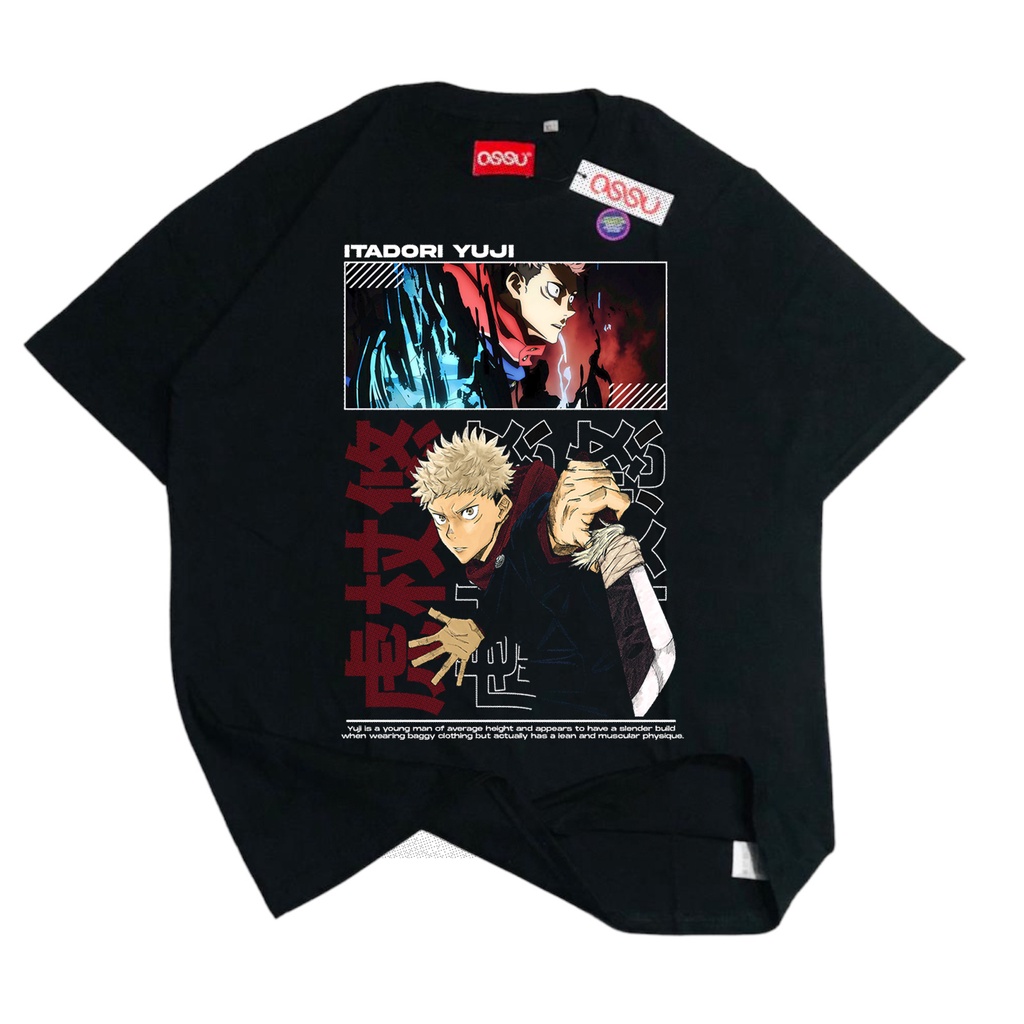 OSSU TSHIRT ANIME MANGA JAPAN ITADORI YUJI JUJUTSU KAISEN