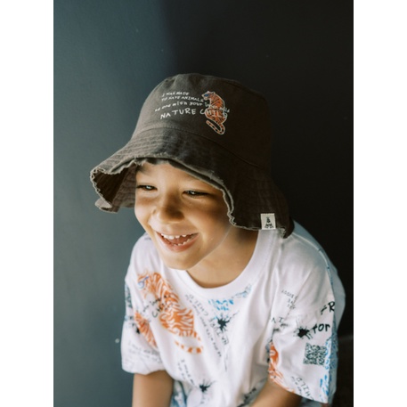 Bohopanna Ripped Bucket 0-10 Tahun Topi Ripped Bucket Streetwear Anak Laki Laki CBKS