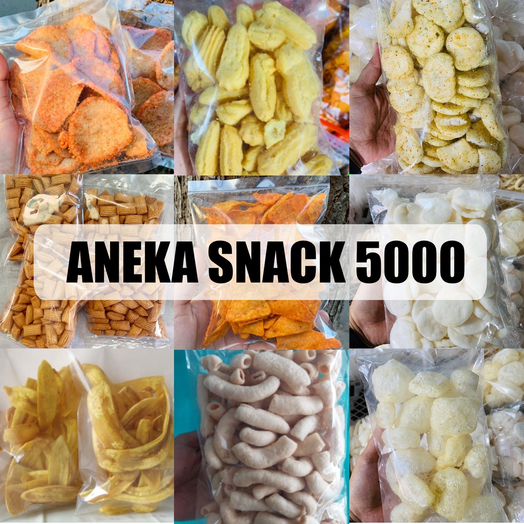 

JURAGAN SNACK - ANEKA SNACK SERBA 5000 / CAMILAN 5000 / MAKANAN RINGAN 5000 | PART 2