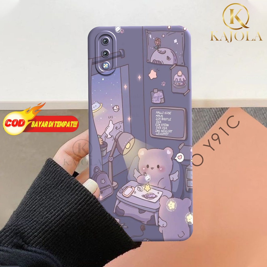 Case Hp Vivo Y91c / Y1s - Case Vivo 1820 - Casing Hp Vivo Y91c / Y1s - Silicon Hp - Cover Hp - Akses