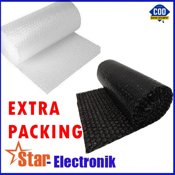 

EXTRA BUBBLE WRAP UNTUK PENGAMAN/ EXTRA PACKING (TEBAL)
