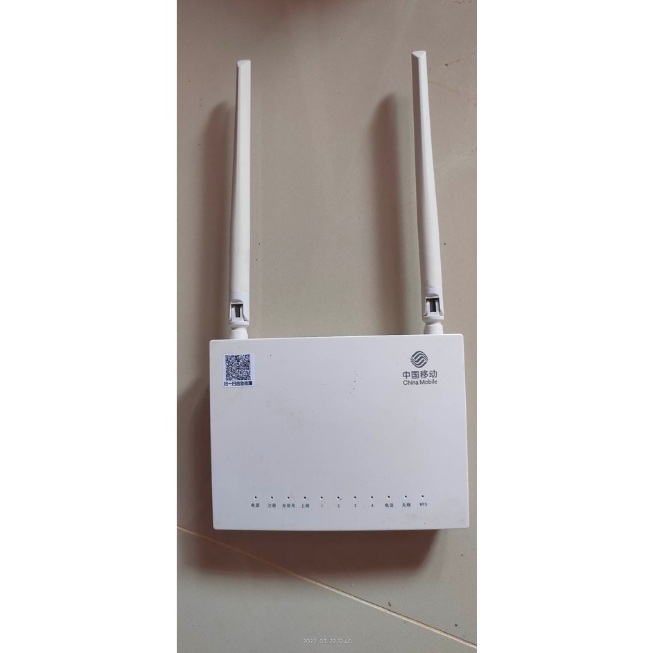 MODEM GM220S XPON Versi 2.0.6 Keatas BEKAS PLUS ADAPTOR