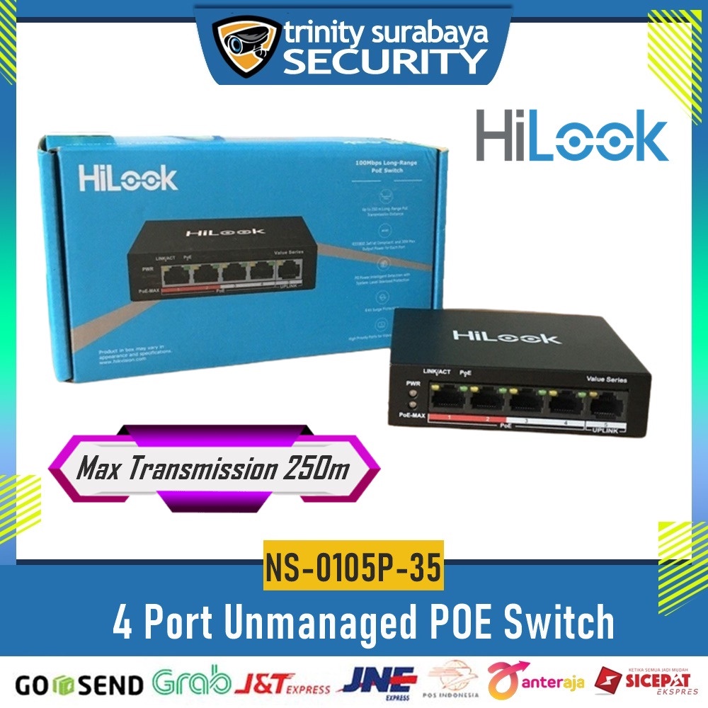 Poe Switch Hilook 4port NS-0105P-35 (B)