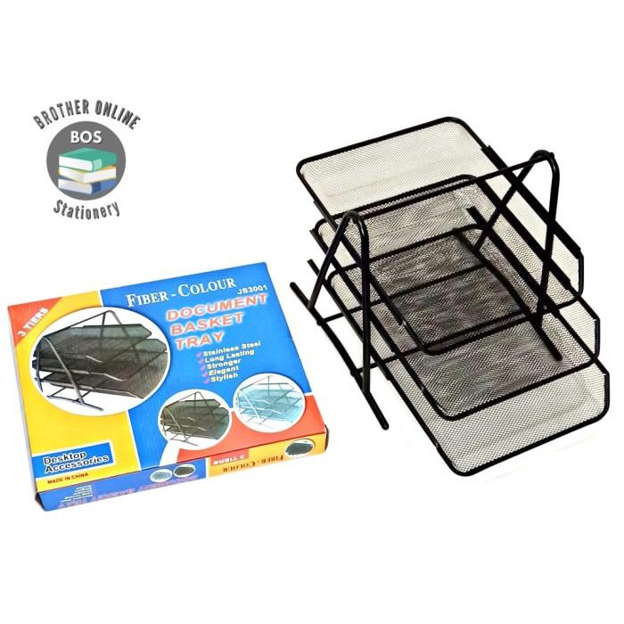 

Bos Letter Tray Besi 3 Susun/Rak Dokumen /Rak Susun/Laci/Wadah Kertas