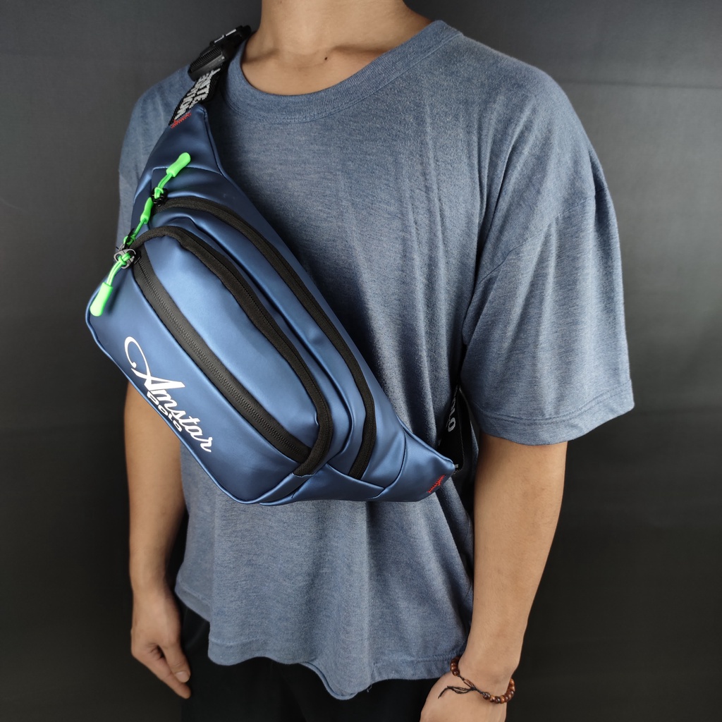 Waistbag Polo Amstar Waterproof Keren Terbaru Tas Pinggang Tas Selempang Bahu