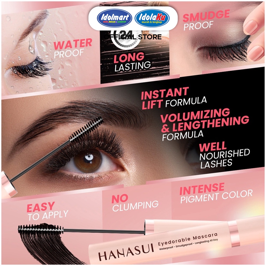 IDOLAKU Hanasui Eyedorable Mascara