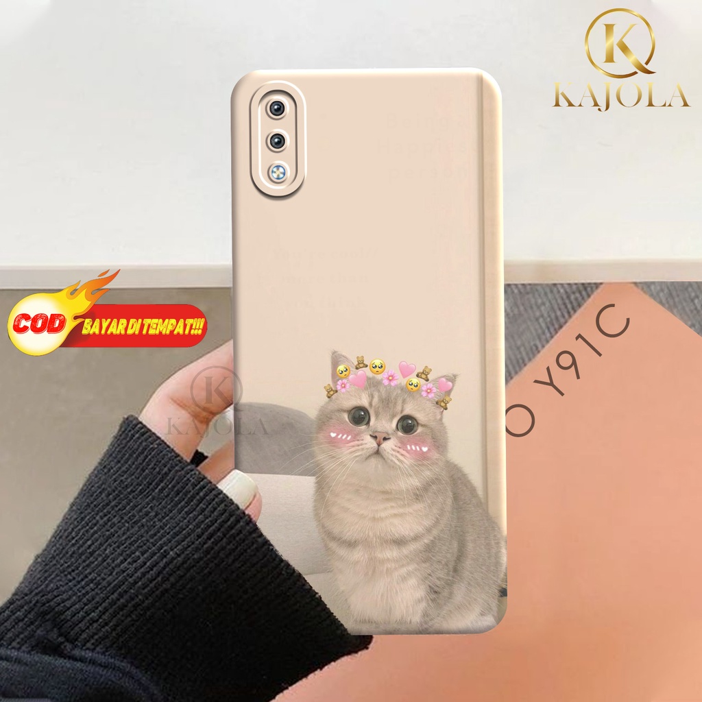 Case Hp Vivo Y91c / Y1s - Case Vivo 1820 - Casing Hp Vivo Y91c / Y1s - Silicon Hp - Cover Hp - Akses