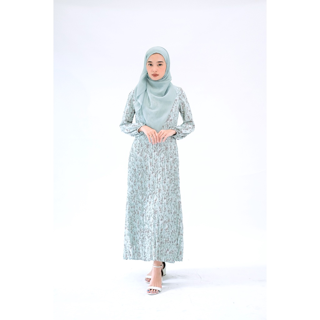[ Ashwa ] ELIZA / Gamis / Dress Plisket / Fashion Muslim