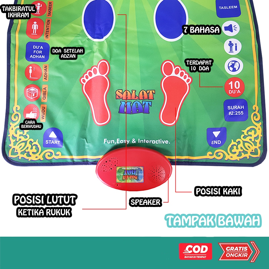 Sekawantoys Alat Bantu Belajar Salat/Educational Player Mat TERMURAH!!