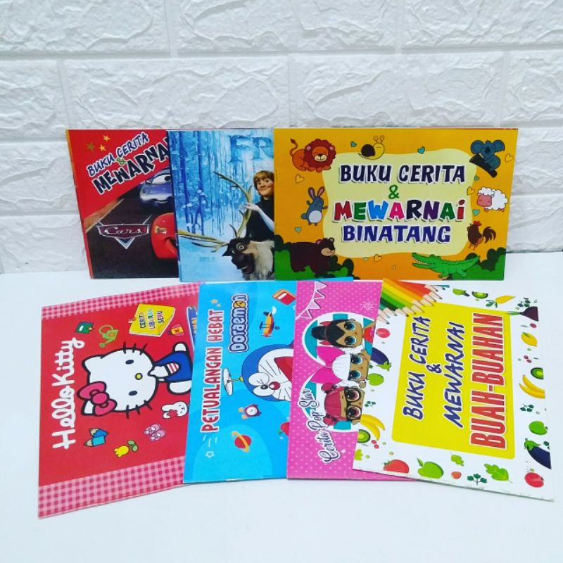 

BUKU CERITA DAN MEWARNAI • BUKU MEWARNAI