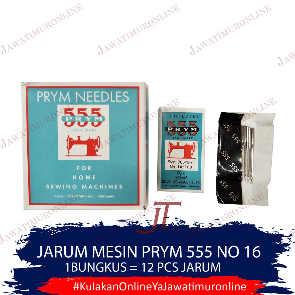 Jarum Mesin Jahit 555 PRYM Germany - Jarum PRYM 555 Mirip Jarum Singer