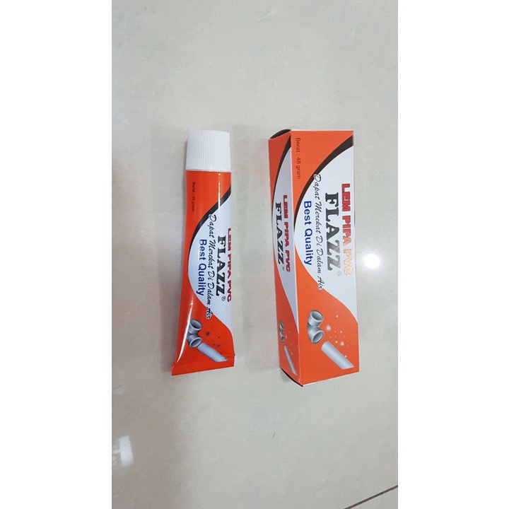 Lem Pipa PVC FLAZZ 48gr , Lem Talang Anti Air FLAZZ