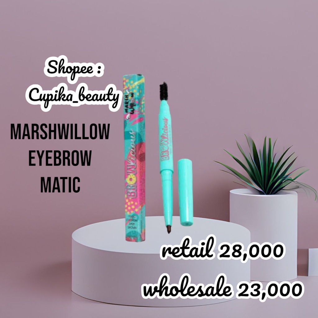 [ub,x] marshwillow browlicious eyebrow matic // pensil alis matic marhswillow