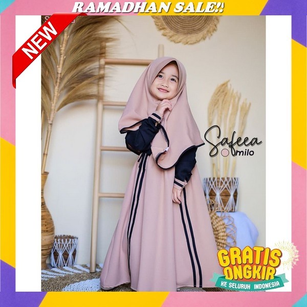 Gamis Anak Tanggung Baju Dres Modern Kekinian Remaja Gaun Muslim Lebaran Murah Mewah Dress Panjang K