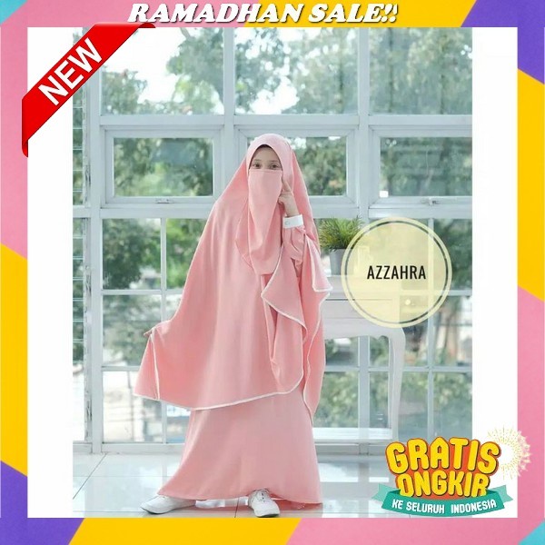 Baju Lebaran Anak Cewe 2023 Set Gamis Hijab Anak Terbaru Baju Muslim Anak Perempuan Fashion Anak Per