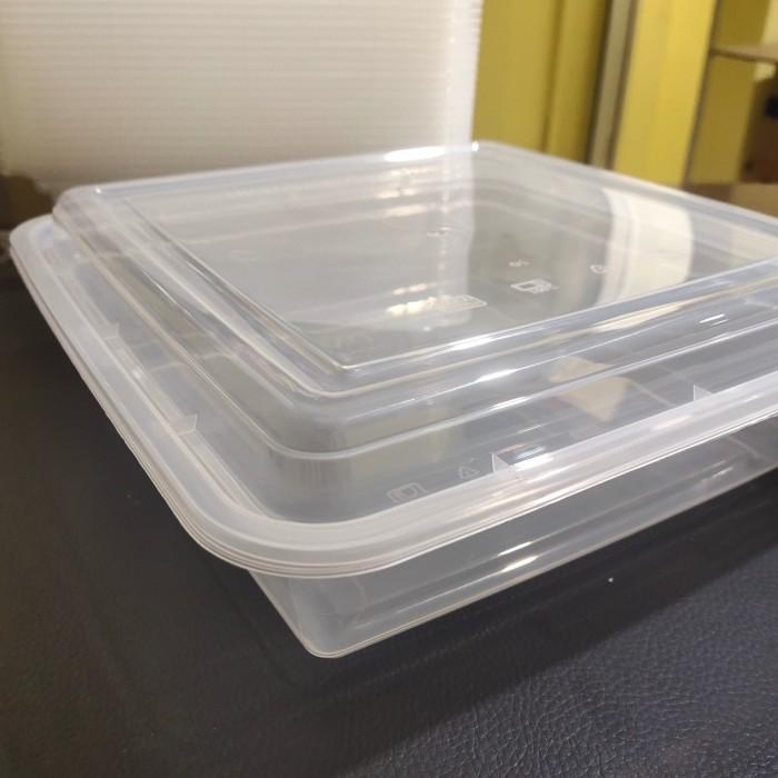 THINWALL DM 2500 ML SQUERE - 2500ML FOOD CONTAINER - ISI 25PCS