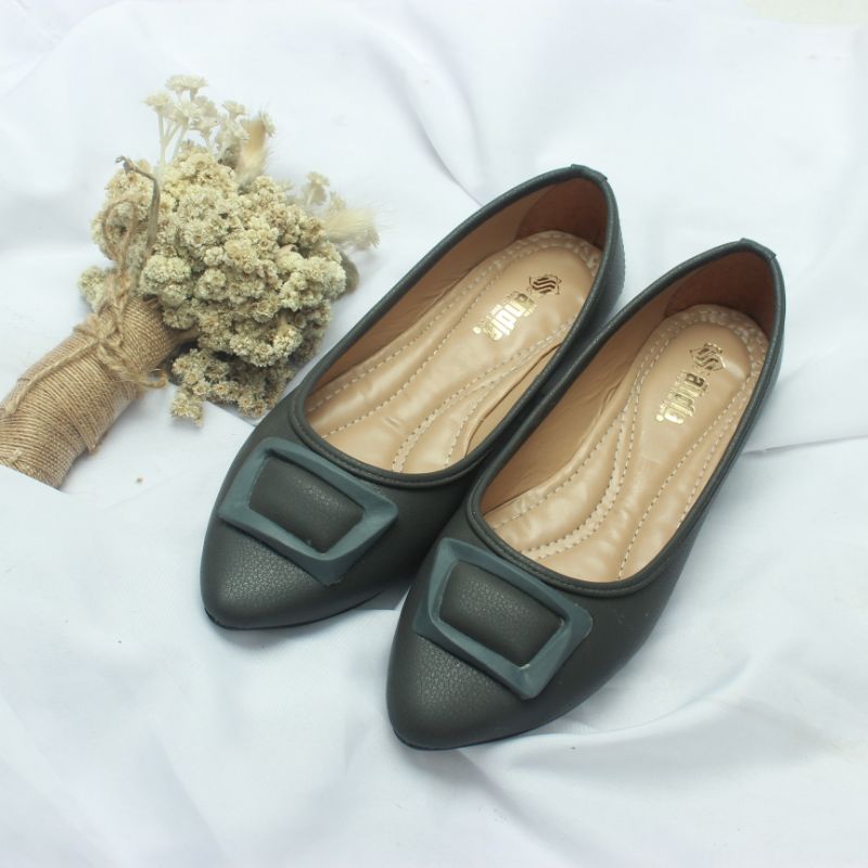 Sepatu Flatshoes Wanita Balet Flat Shoes AN49 RESTOK