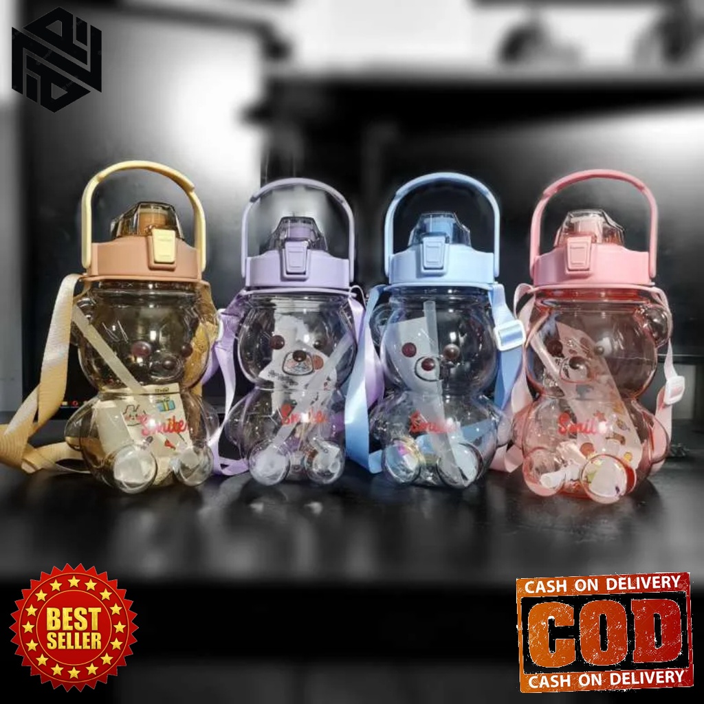 BOTOL MINUM GEMOY STICKER 1400ML TEMPAT MINUM BERUANG VIRAL FYP TIKTOK