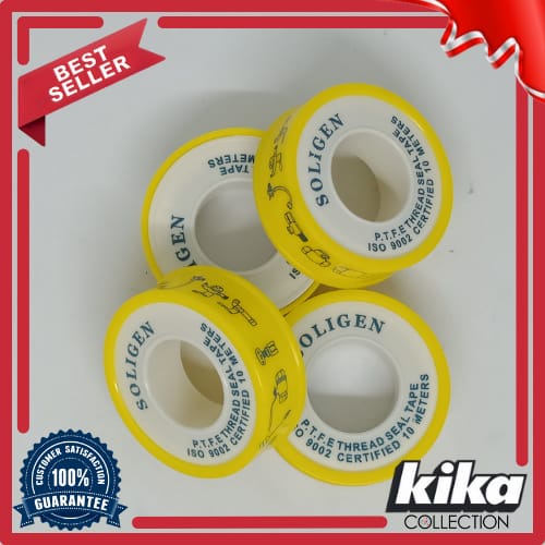 Sealtape Seal Tape Soligen Solatip Pipa Kran / Sealtape Siltip Tabung Gas / Isolasi Keran Air