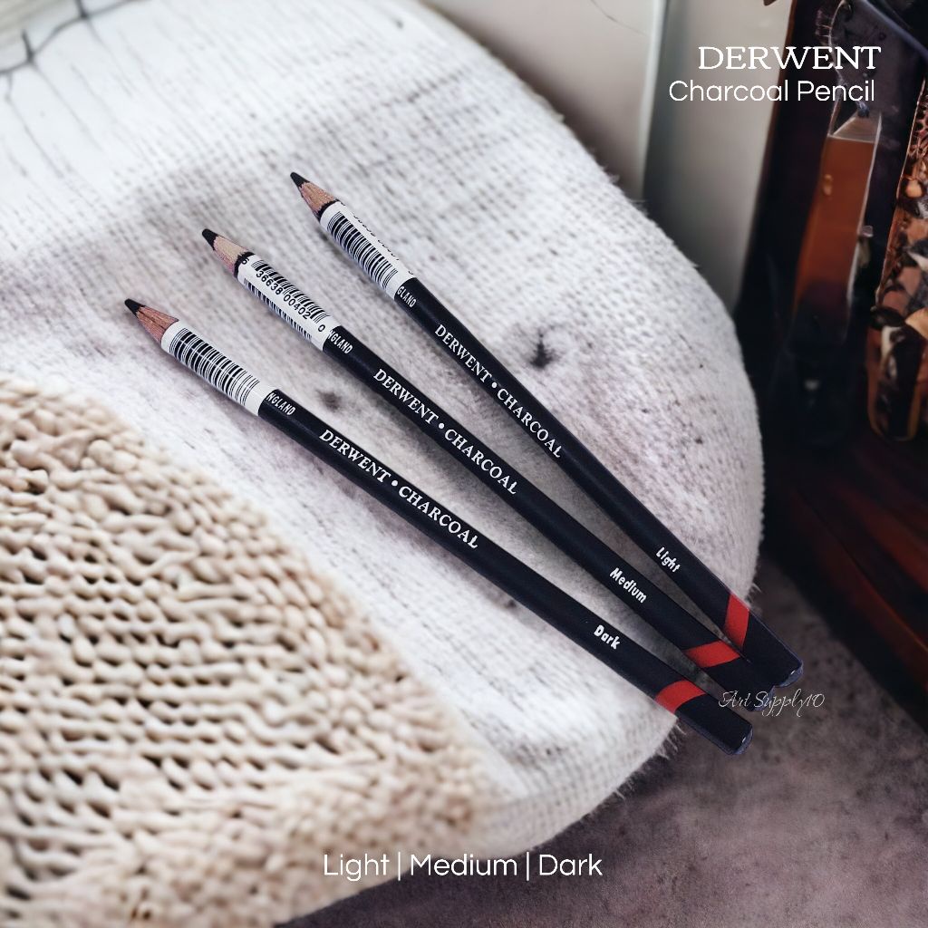 

Pensil Charcoal Derwent Charcoal Pencil Dark / Medium / Light