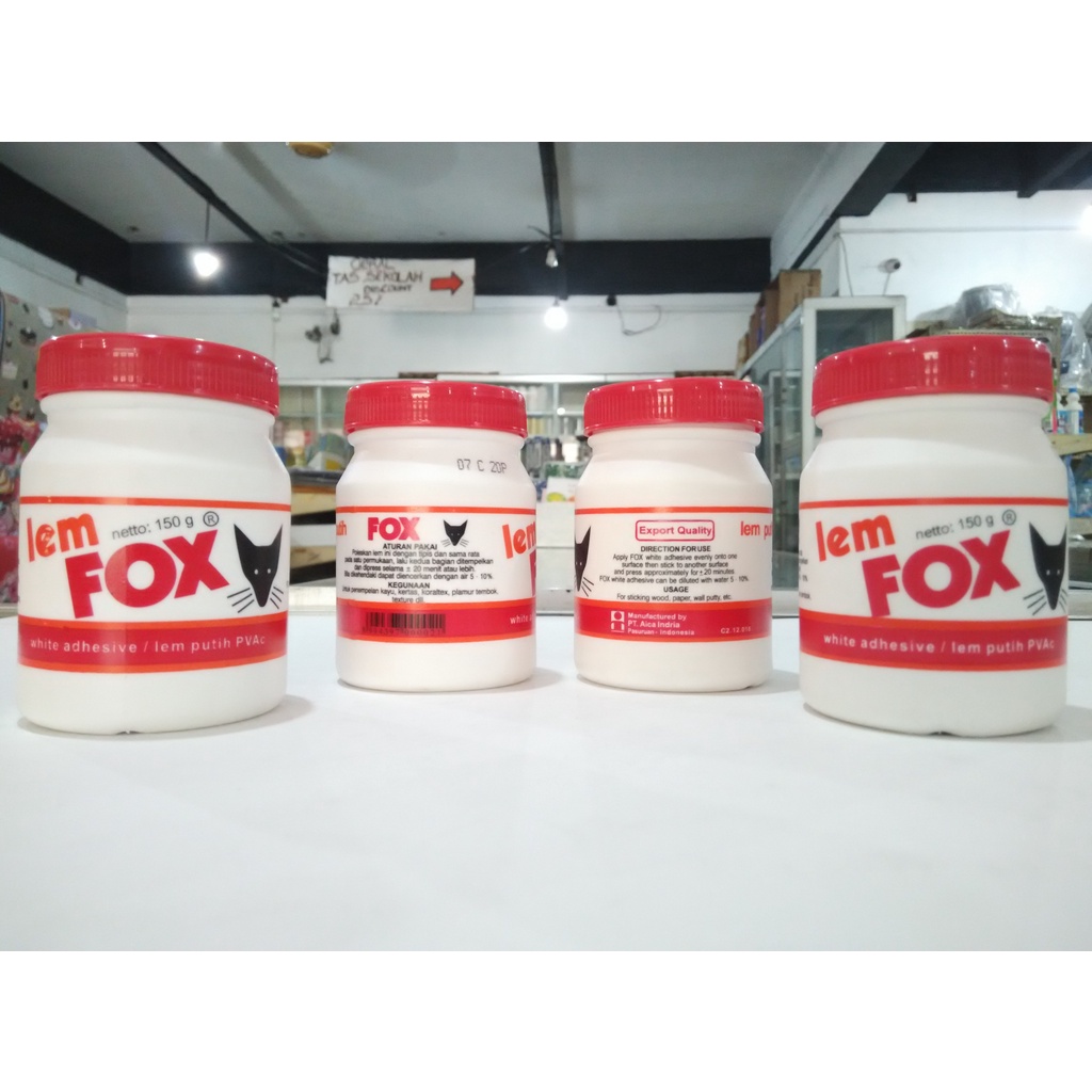 

Lem Fox Putih PVAC 150 gr