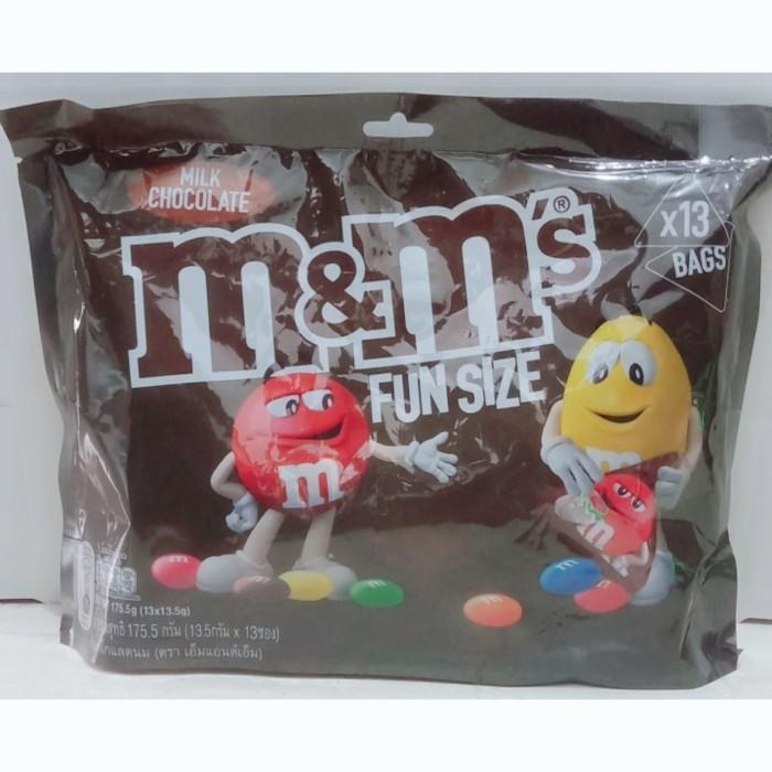 

M&M'S Milk Chocolate Fun Size Isi 13 Pieces 017