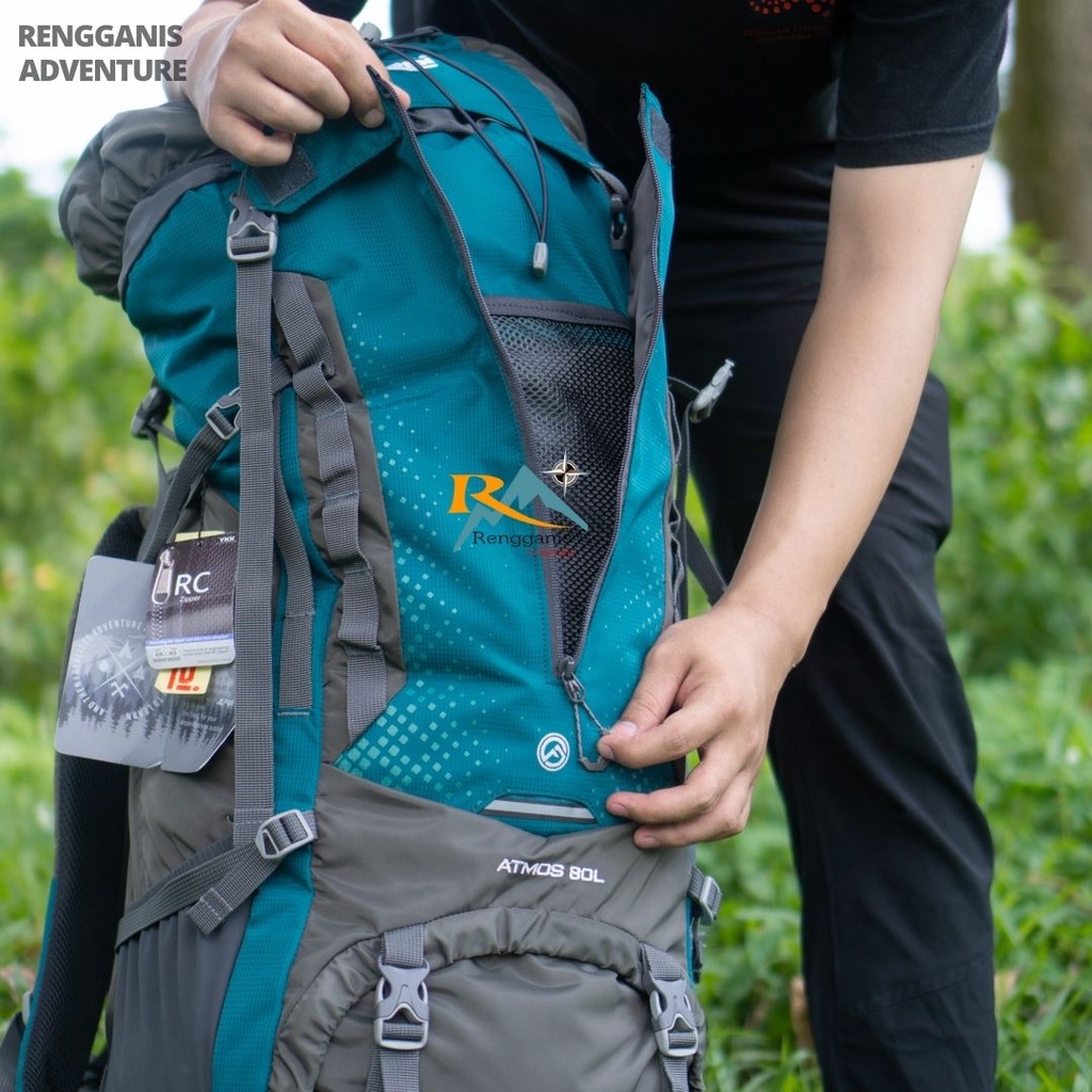 Tas Gunung Arei Atmos 60 Liter Tas Ransel Hiking  Carrier Atmos 80 Liter Gunung