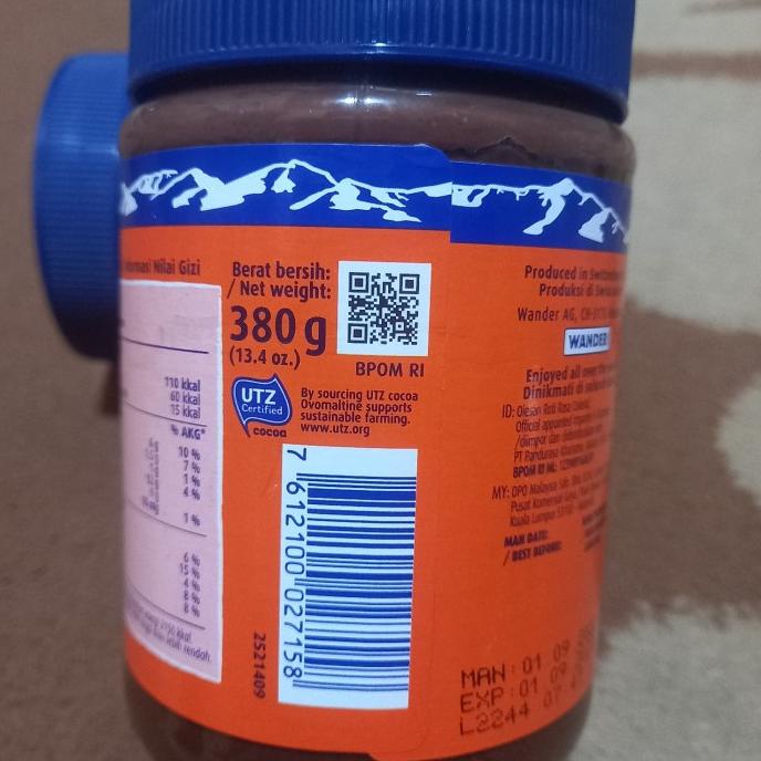 

selai OVOMALTINE Crunchy Cream 380gr