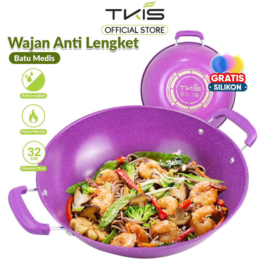 TKIS Wajan Penggorengan Anti Lengket Bahan Batu Medis TK-827