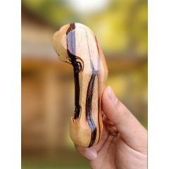 Handle Deder Keris atau Pegangan Keris  Kayu Timoho