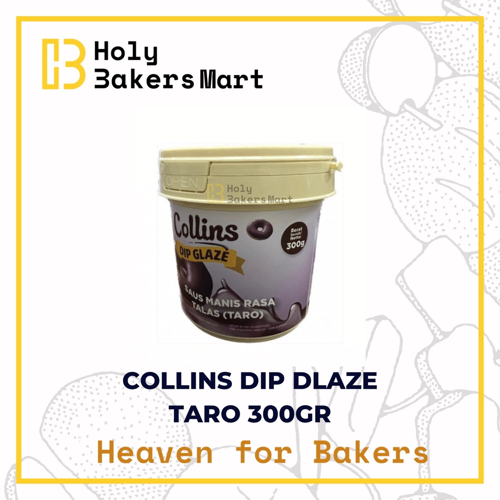 

COLLINS DIP GLAZE TARO 300GR / GLAZE TARO / GLAZE