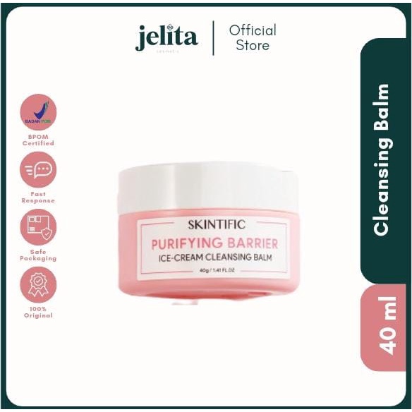 Skintific Purifying Barrier Ice Cream Cleansing Balm 40g