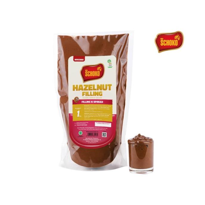 

SCHOKO Hazelnut Filling & Spread - 1 Kg / Selai dan Olesan