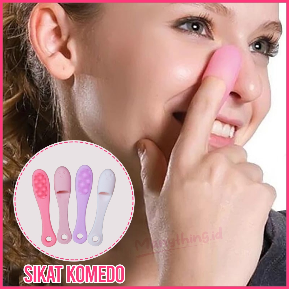 BLACKHEAD FINGER BRUSH / SIKAT KOMEDO T ZONE / BRUSH SIKAT KOMEDO TERMURAH