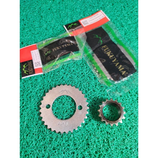 Gigi Gear Ger Sentrik Timing Kamprat Set GL Pro Series Pro Cdi GL100 FUKUYAMA
