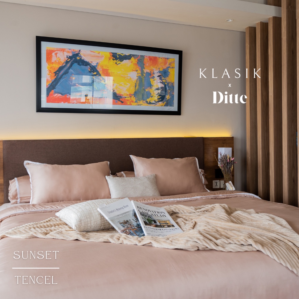 Sunset Sprei + Bedcover Tencel Organik