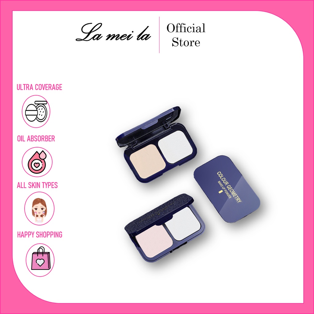 Lameila Make Up Powder Colour Geaomtry LM-5111