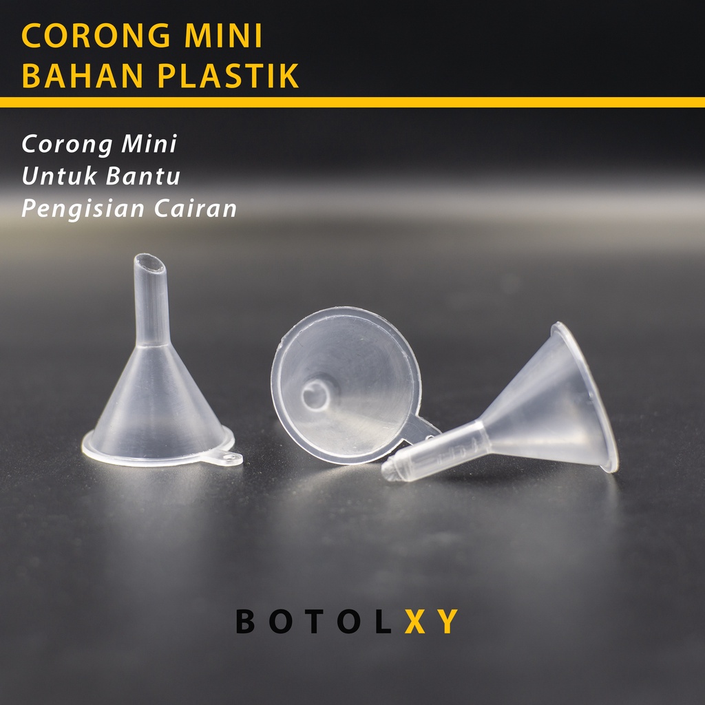 Corong Mini Plastik / Mini Funnel untuk Botol Parfum Kecil - Alat Untuk Memindahkan Cairan