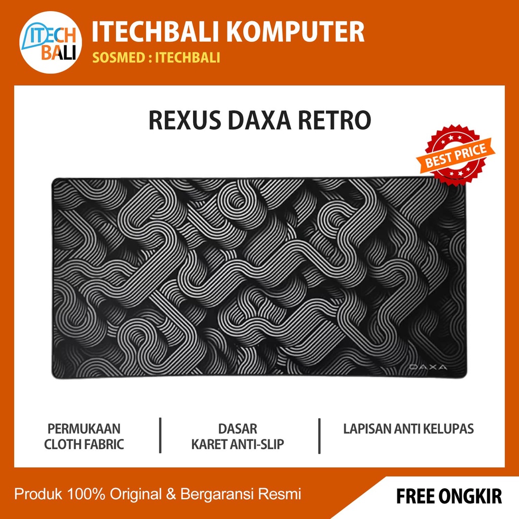 Mousepad REXUS DAXA RETRO Gaming