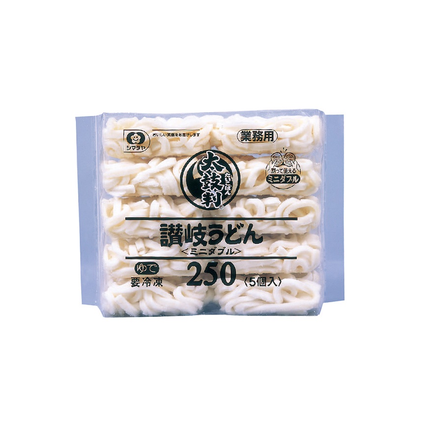 

Shimadaya Taikoban Sanuki Udon 250 / Mi Udon Basah Frozen Jepang 1,25 Kg