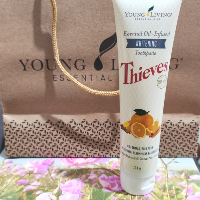 thieves whitening toothpaste young living 114 g
