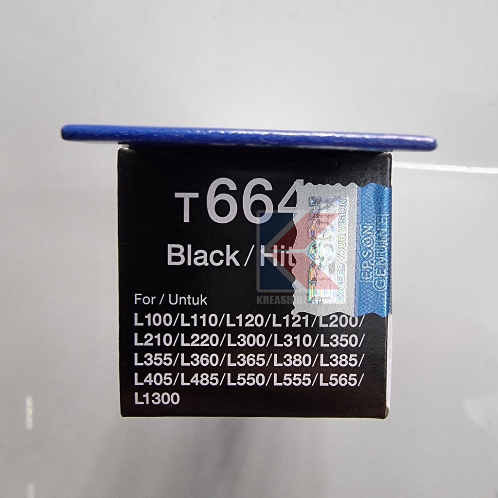 Tinta Epson 664 / T664 Original (L120 L121 L1300)