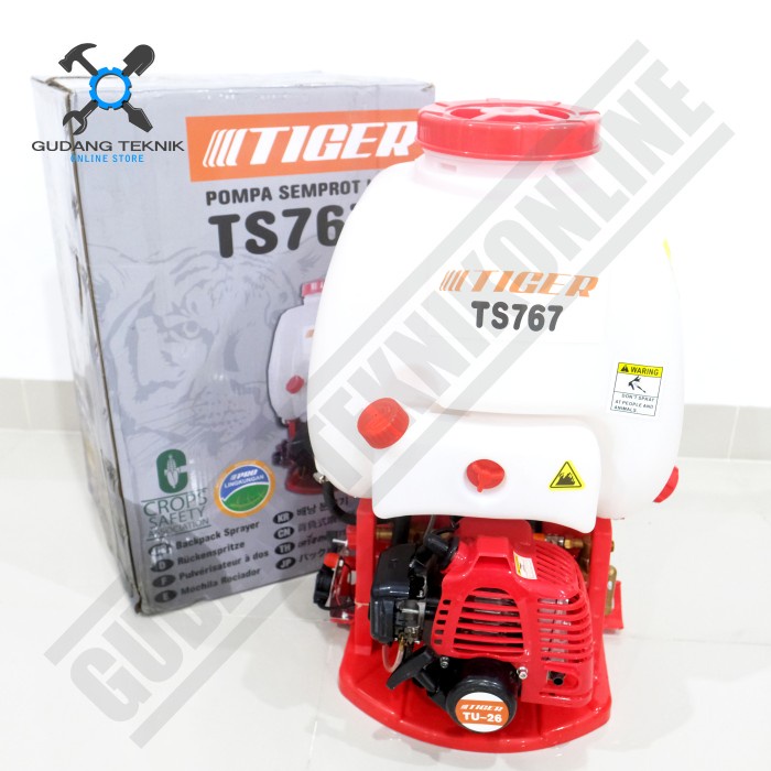 Mesin Sprayer Semprot Hama Gendong 2Tak Kapasitas 15 Liter TS767 TIGER / Engine Sprayer Semprotan Hama 20 Liter 2T TS 767 TIGER