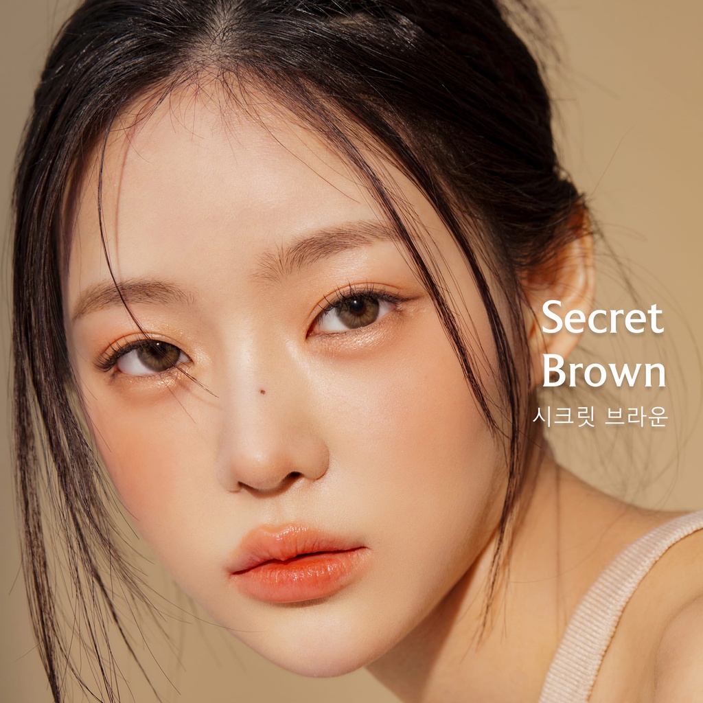 KawaiGankyu Softlens - Clearie Secret Brown (1botol)