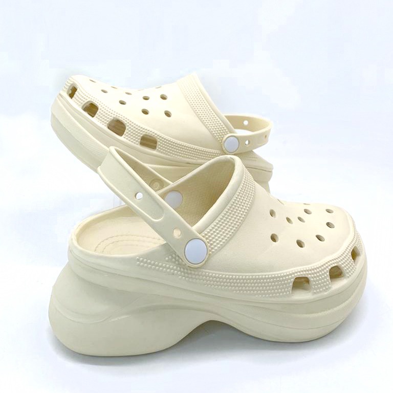 Sandal Wanita Dewasa Sandal Crocs Kekinian Bahan Jelly Anti Licin Korean Viral