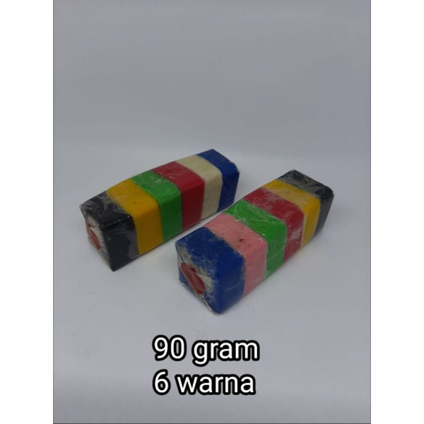 Plastisin lilin mainan anak Dakotjan sedang 6 warna