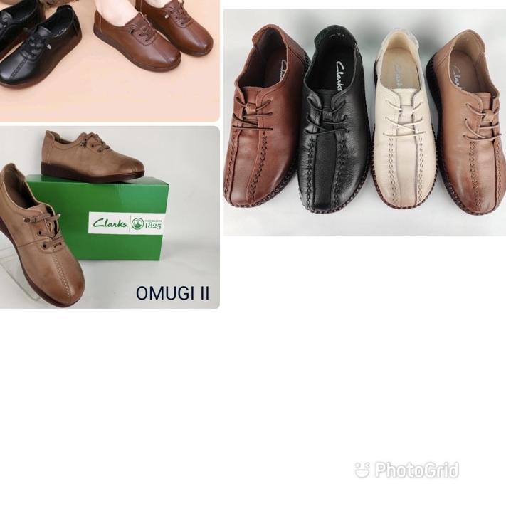 Diskon⚡️⚡️-Clarks Omugi Flat shoes / Sepatu flat wanita kulit asli New Arrival