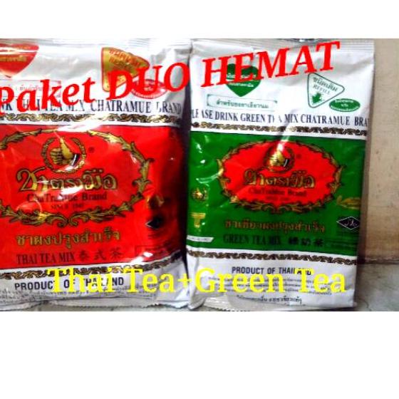 

COD✔️✔️-Paket Duo Hemat Thai Tea dan Green Tea