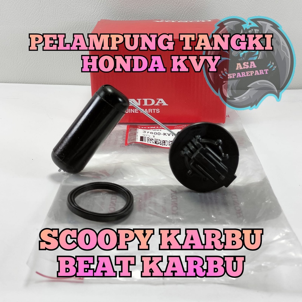 Pelampung Tangki Bensin KVY Motor Honda Beat Karbu , Scoopy Carbu Plampung Tengki apung Minyak Bit S