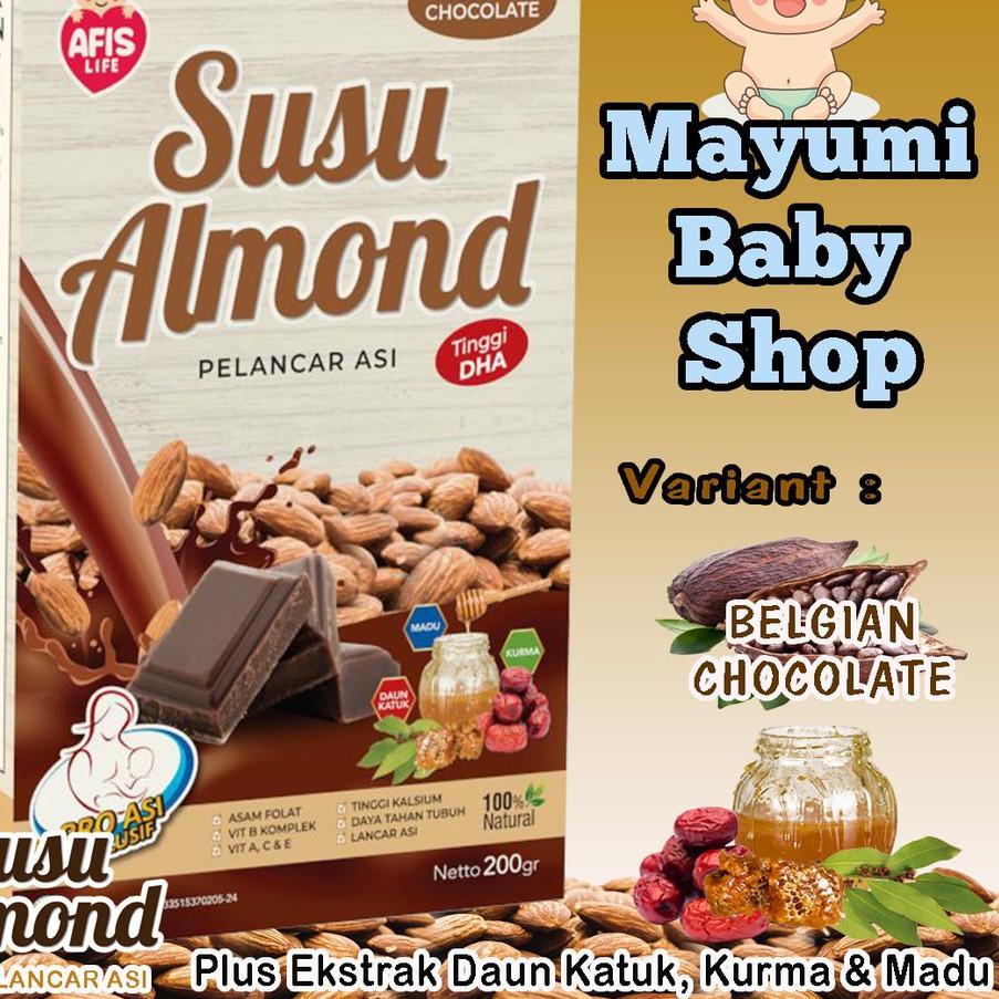 

QualityControl✔️✔️-Afis Life Susu Almond variant Belgian Chocolate Daun Katuk, Kurma, Madu & DHA